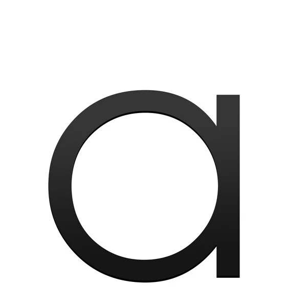 Stick on Slim House Numbers 75mm - Black - Image 3