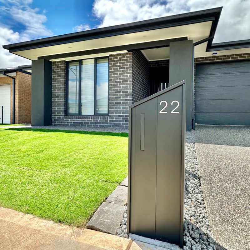 Stick on Slim House Numbers 75mm - Stainless Steel - Image 24