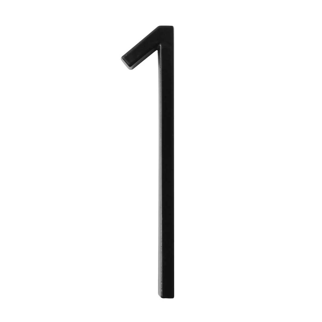 Stud Mount House Numbers 125mm - Black - Image 10
