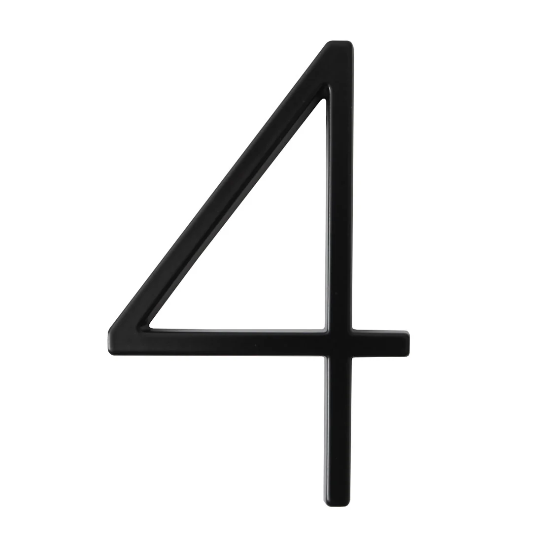 Stud Mount House Numbers 125mm - Black - Image 13