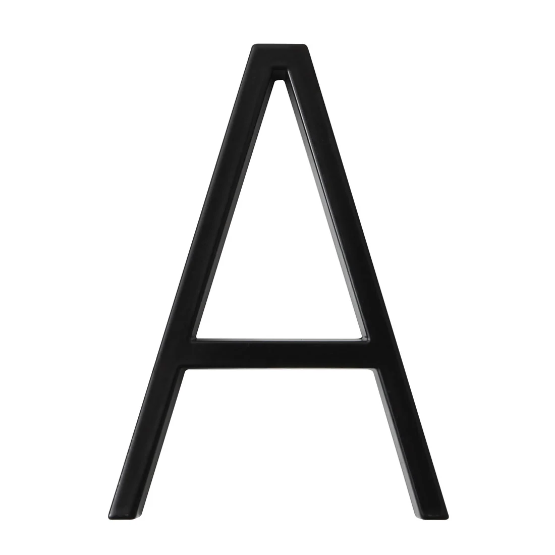 Stud Mount House Numbers 125mm - Black - Image 3