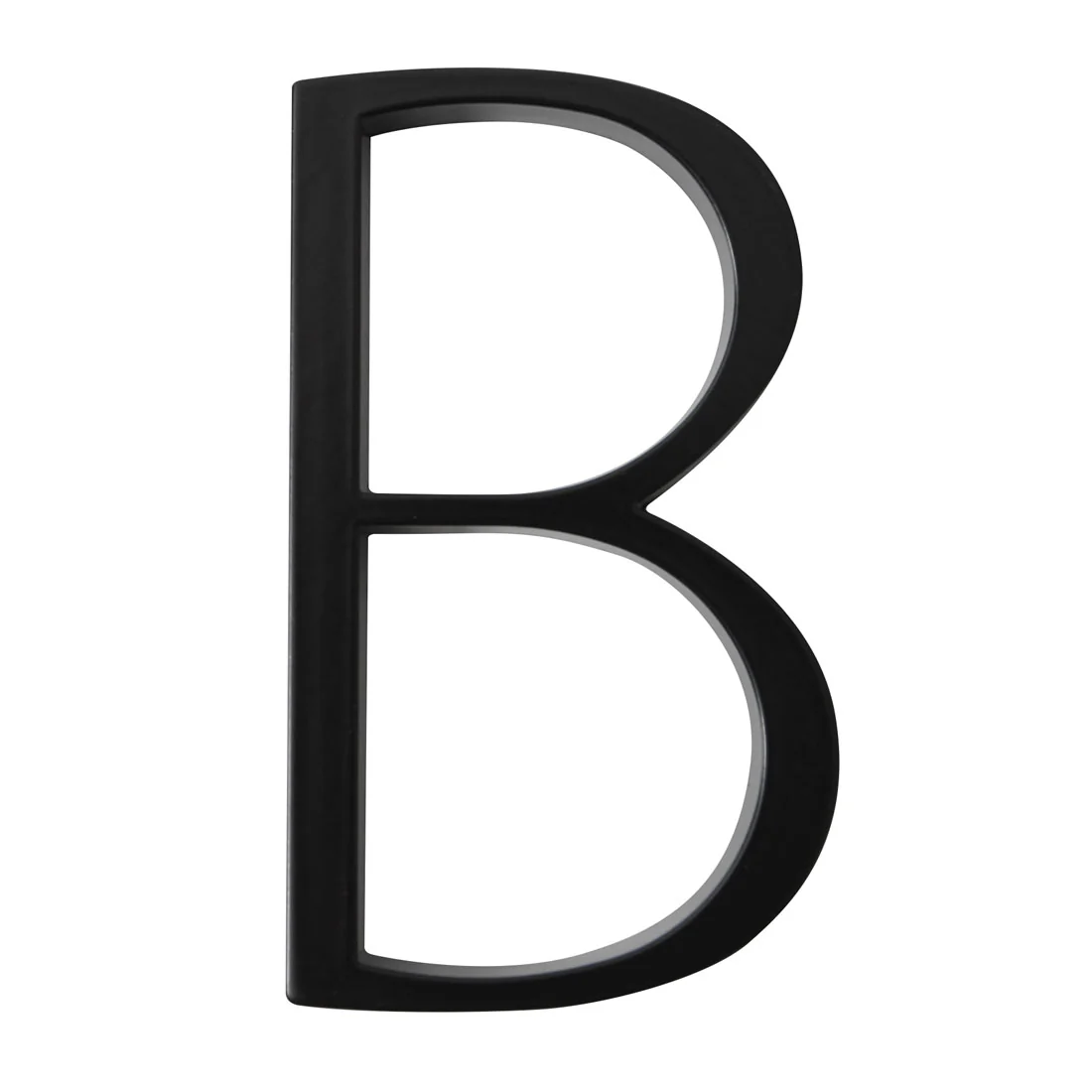 Stud Mount House Numbers 125mm - Black - Image 4