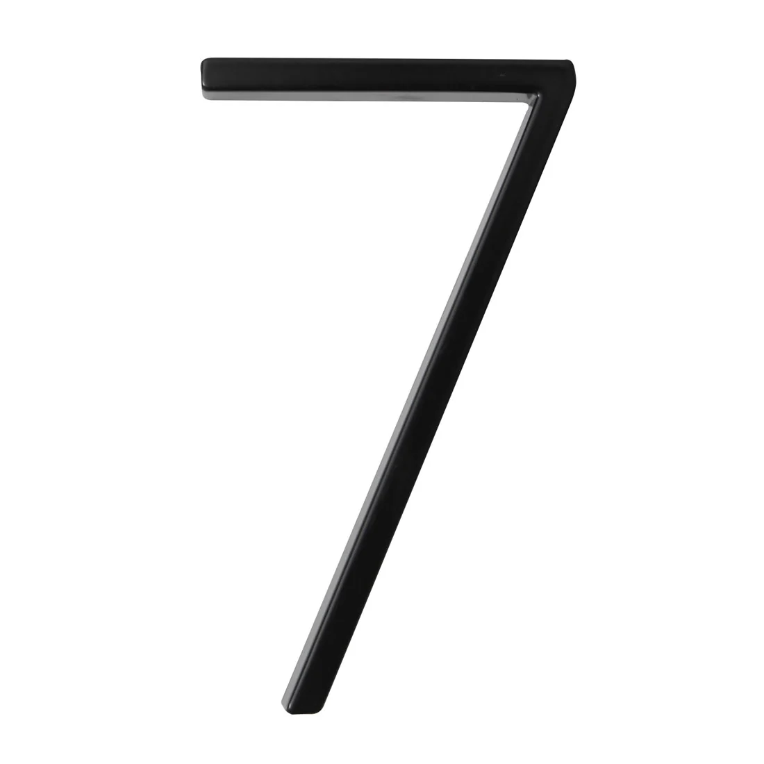 Stud Mount House Numbers 125mm - Black - Image 6