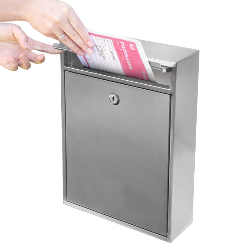 Tottenham Stainless Wall Mount Letterbox - Image 3