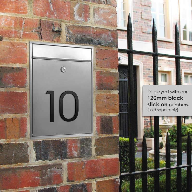 Tottenham Stainless Wall Mount Letterbox - Image 7
