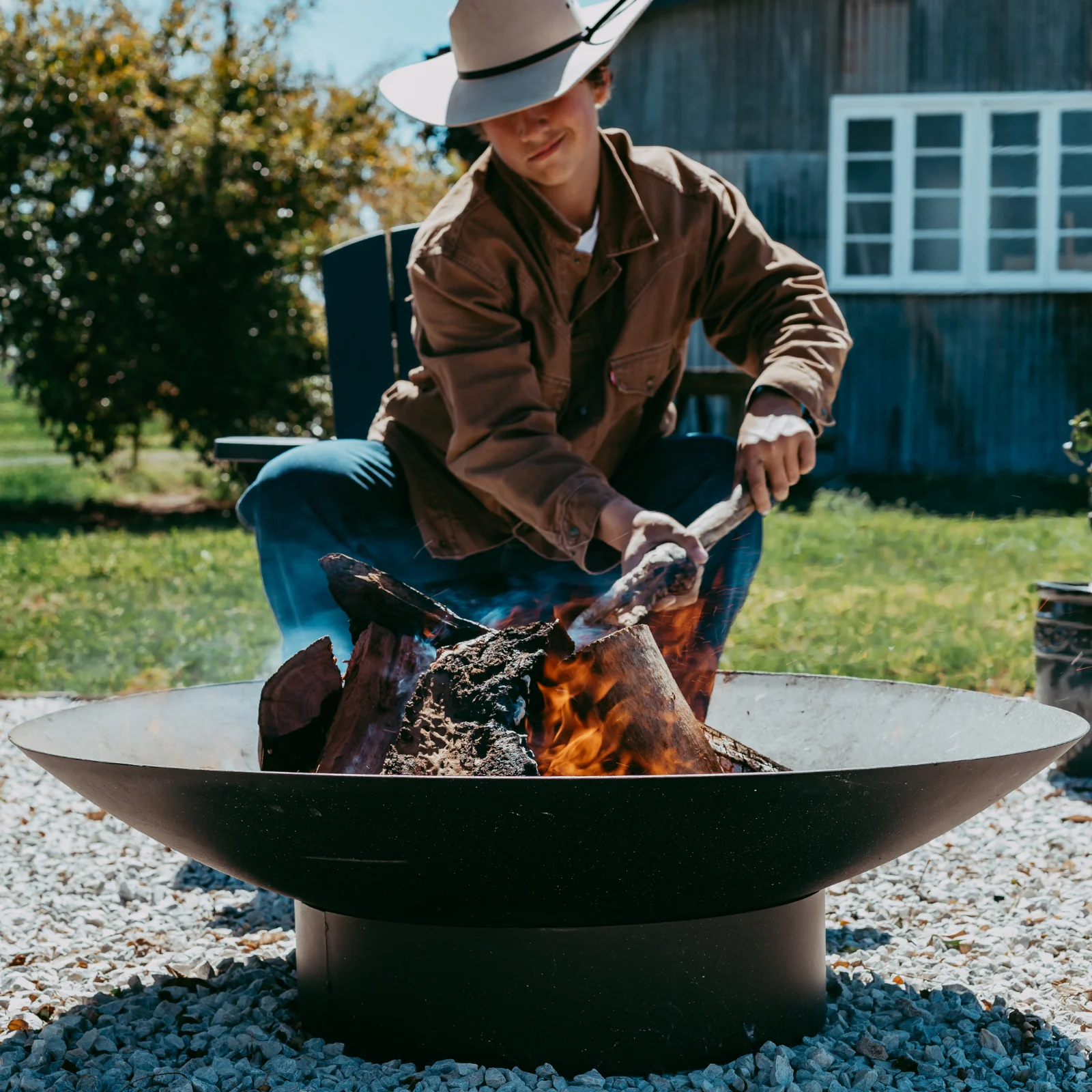 Tucson 100 Black Fire Pit - Image 3