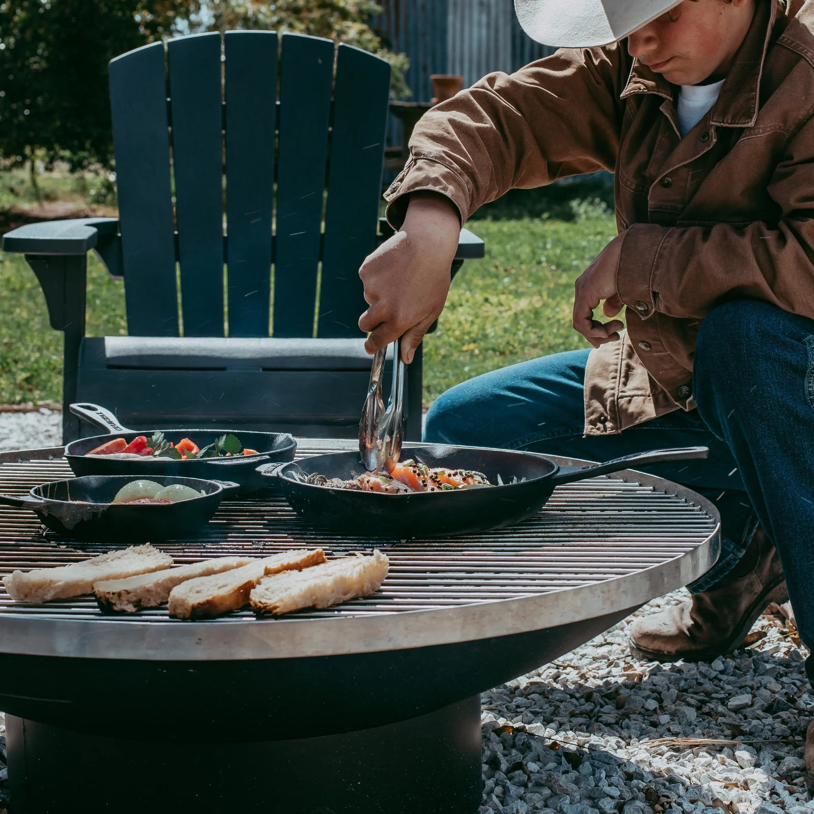 Tucson 100 Black Fire Pit - Image 6