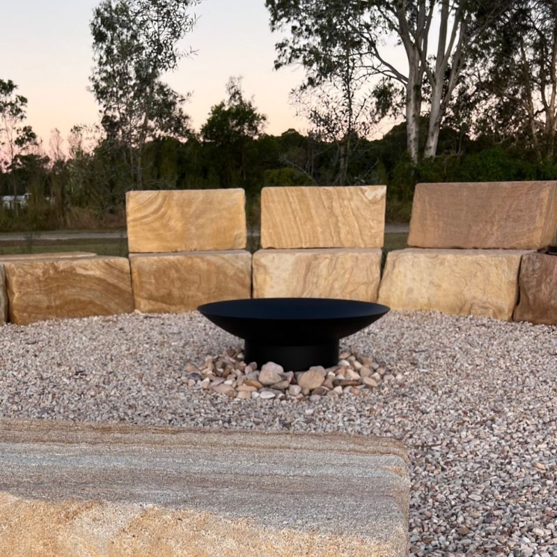 Tucson 100 Black Fire Pit - Image 7