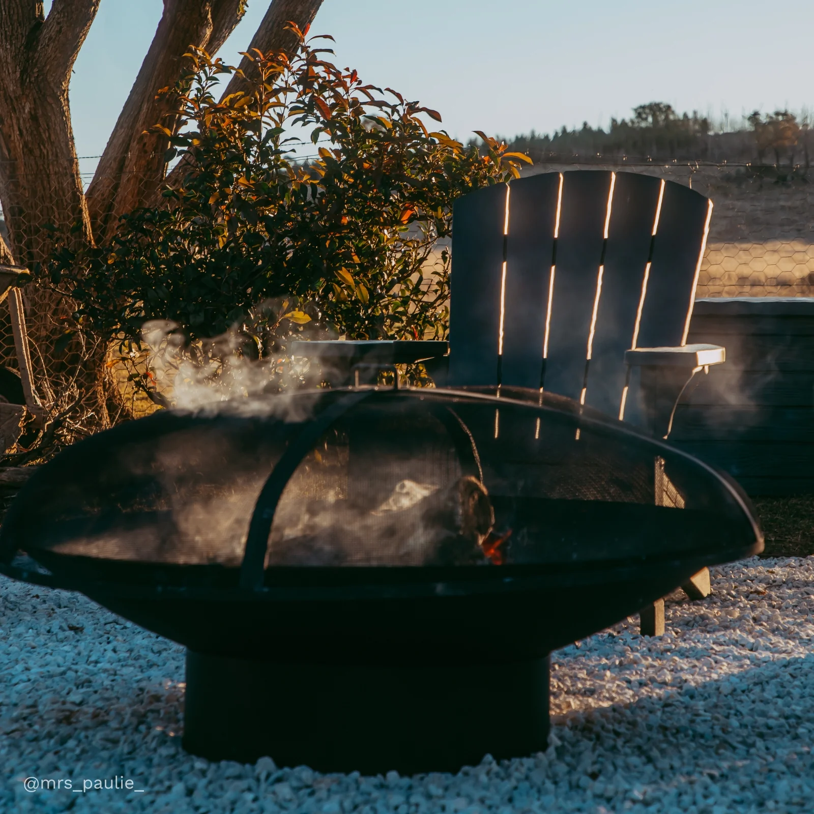 Tucson 100 Black Fire Pit - Image 9