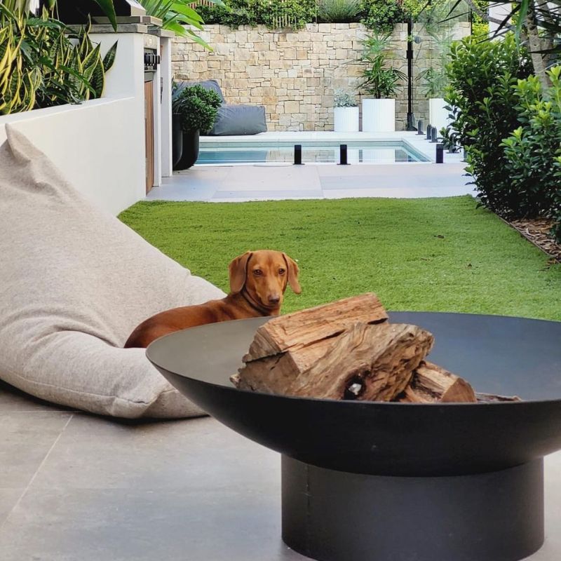 Tucson 80 Black Fire Pit - Image 8