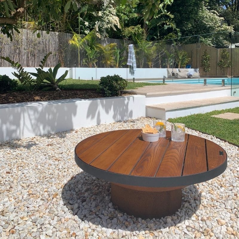 Tucson 80 Rust Fire Pit - Image 6