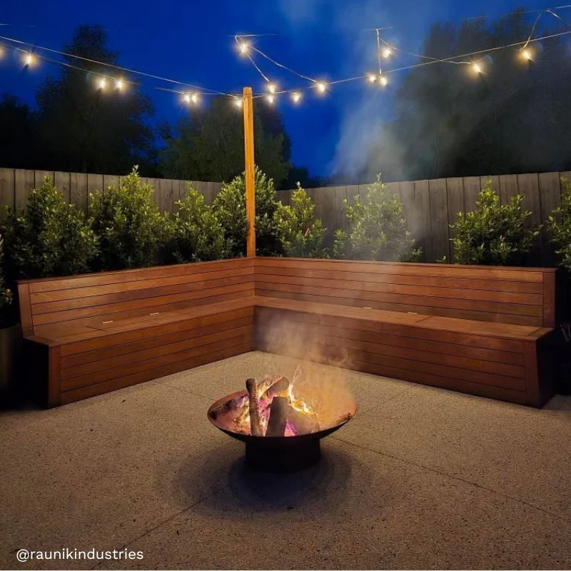 Tucson 80 Rust Fire Pit - Image 9