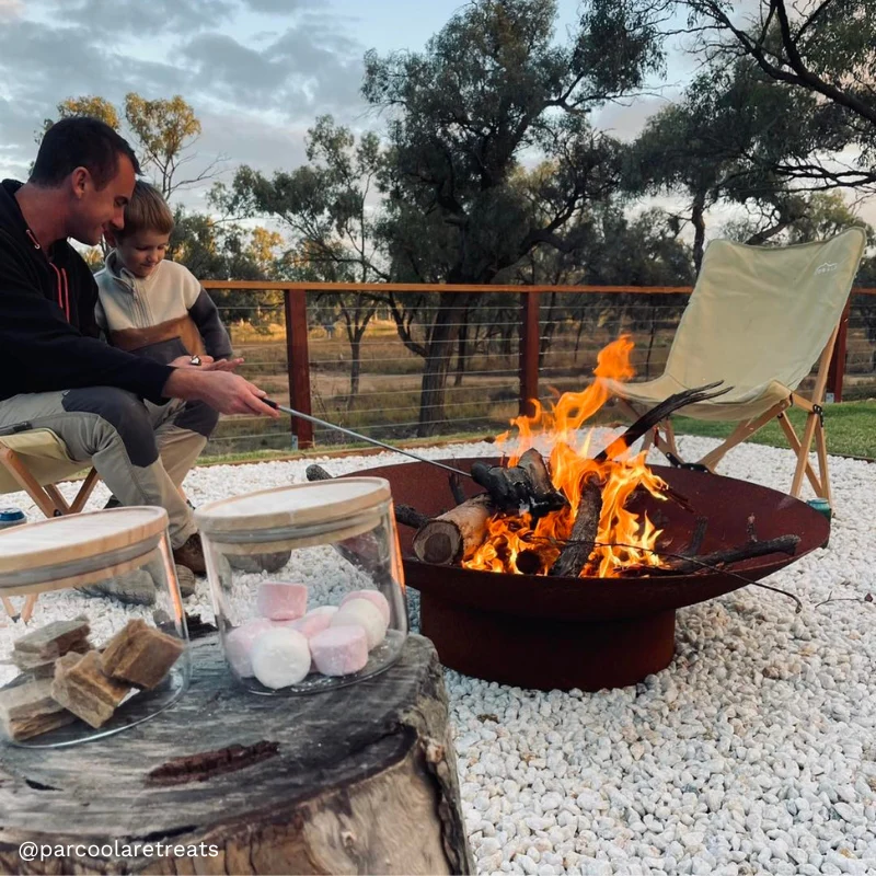 Tucson 90 Rust Fire Pit - Image 4