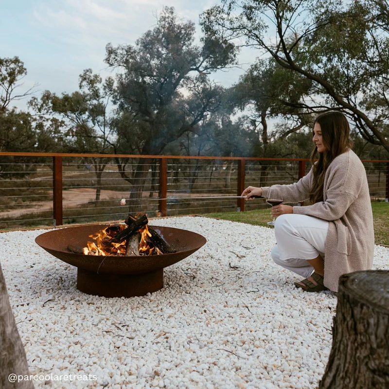 Tucson 90 Rust Fire Pit - Image 5