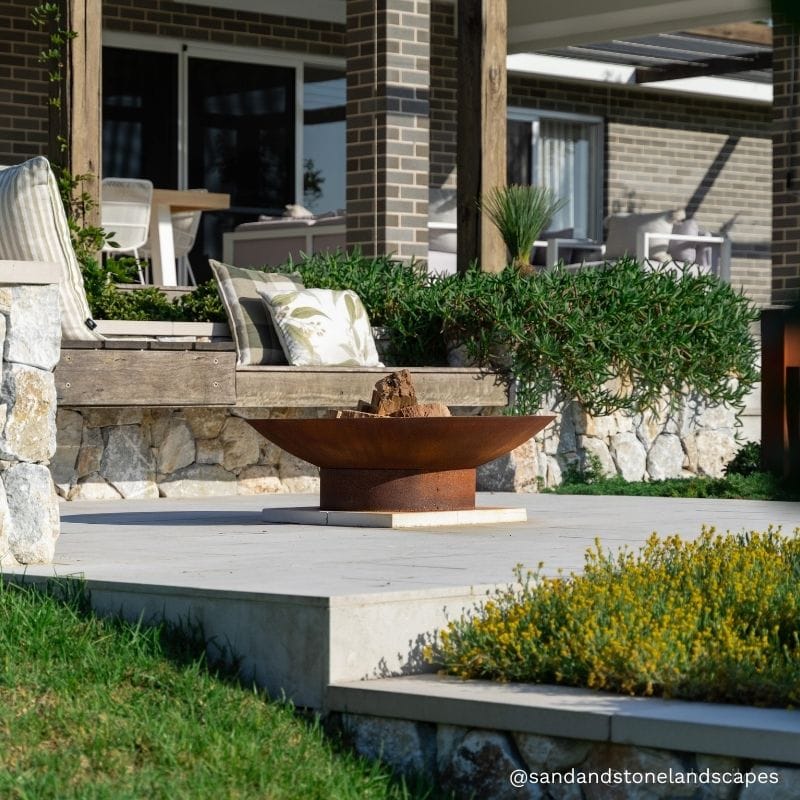 Tucson 90 Rust Fire Pit - Image 6