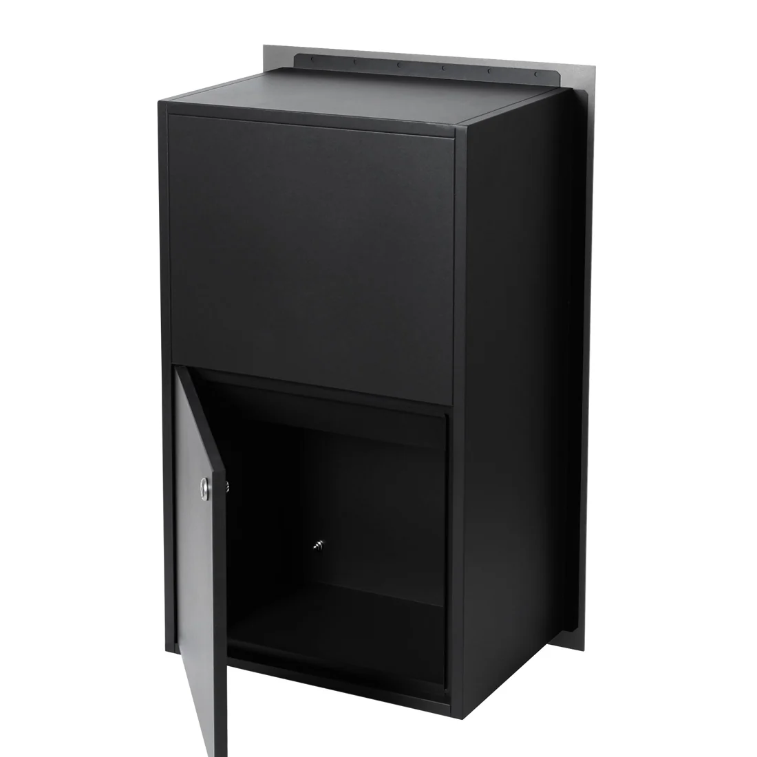 Zurich Parcel Fence/Brick Letterbox - Stainless Steel - Image 9